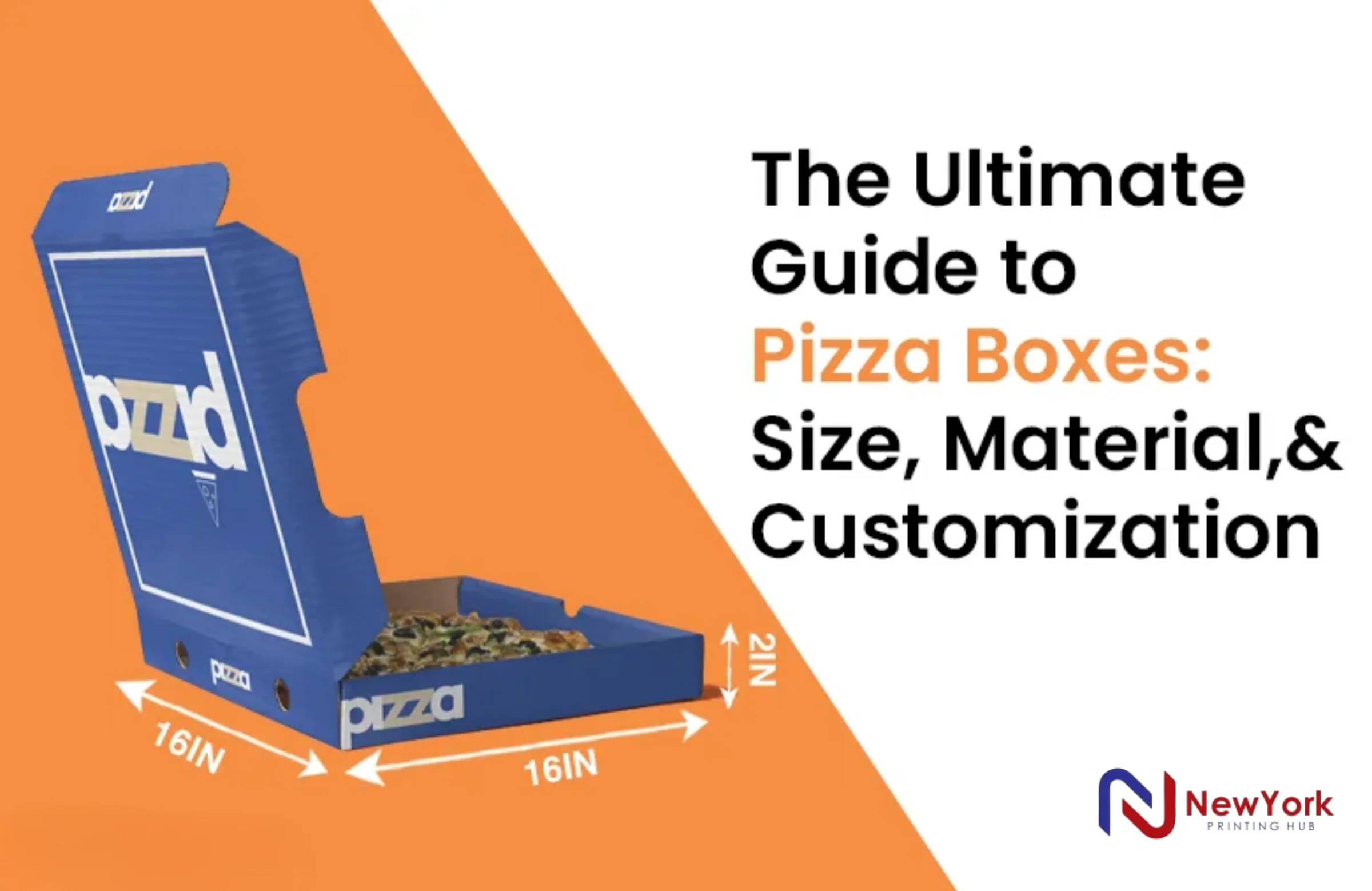 Pizza Box Dimensions and Materials